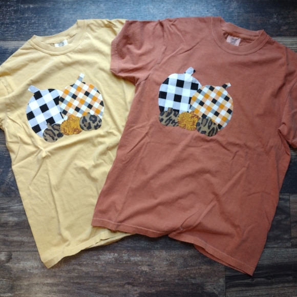 Women's Comfort colors fall Thanksgiving pumpkin shirt CHOOSE WHICH COLOR - Picture 8 of 8